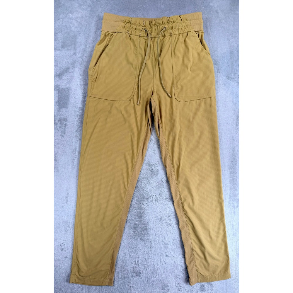 Lululemon Womens Beyond the Studio Slim Fit Pant Size 6 Gold Buff Yellow
